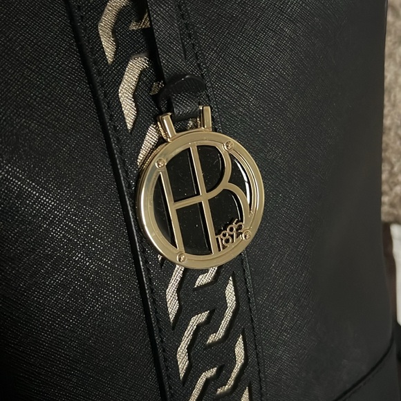 Henri Bendel West 57th black/gold bag - Picture 7 of 7
